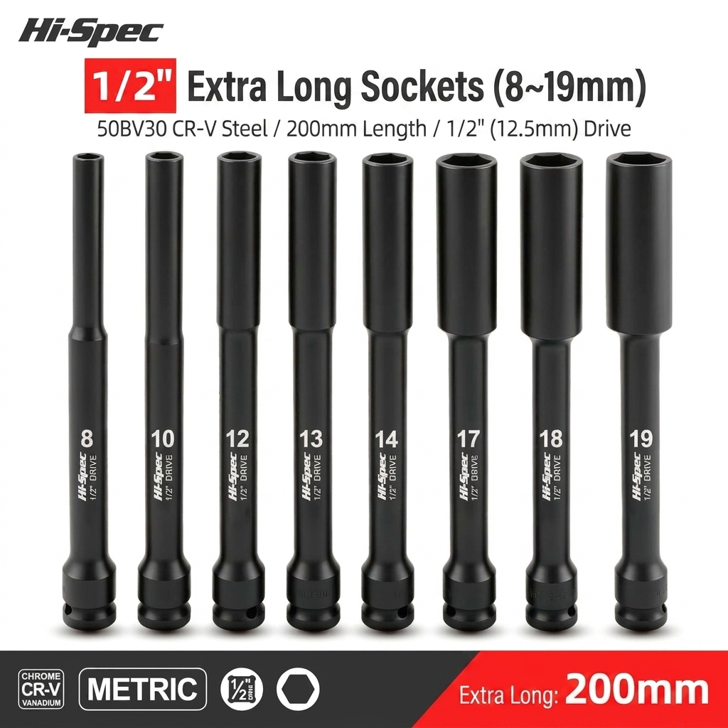 Power Tools Pneumatic - 1/2 Inch Drive Extra Lange Impact