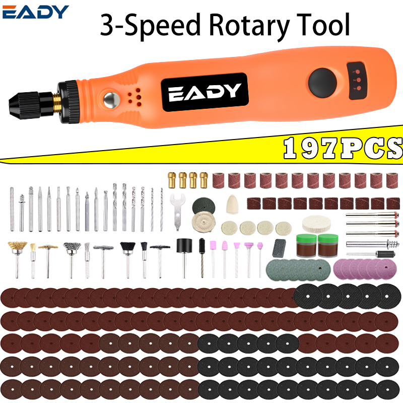 Power Tools Hardware - USB draadloze roterende gereedschapsset – mini-elektrische