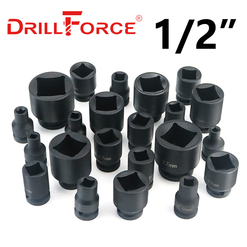 Power Tools Pneumatic - Drillforce 5-30mm Slagmoersleutel Socket Vierkante Driver
