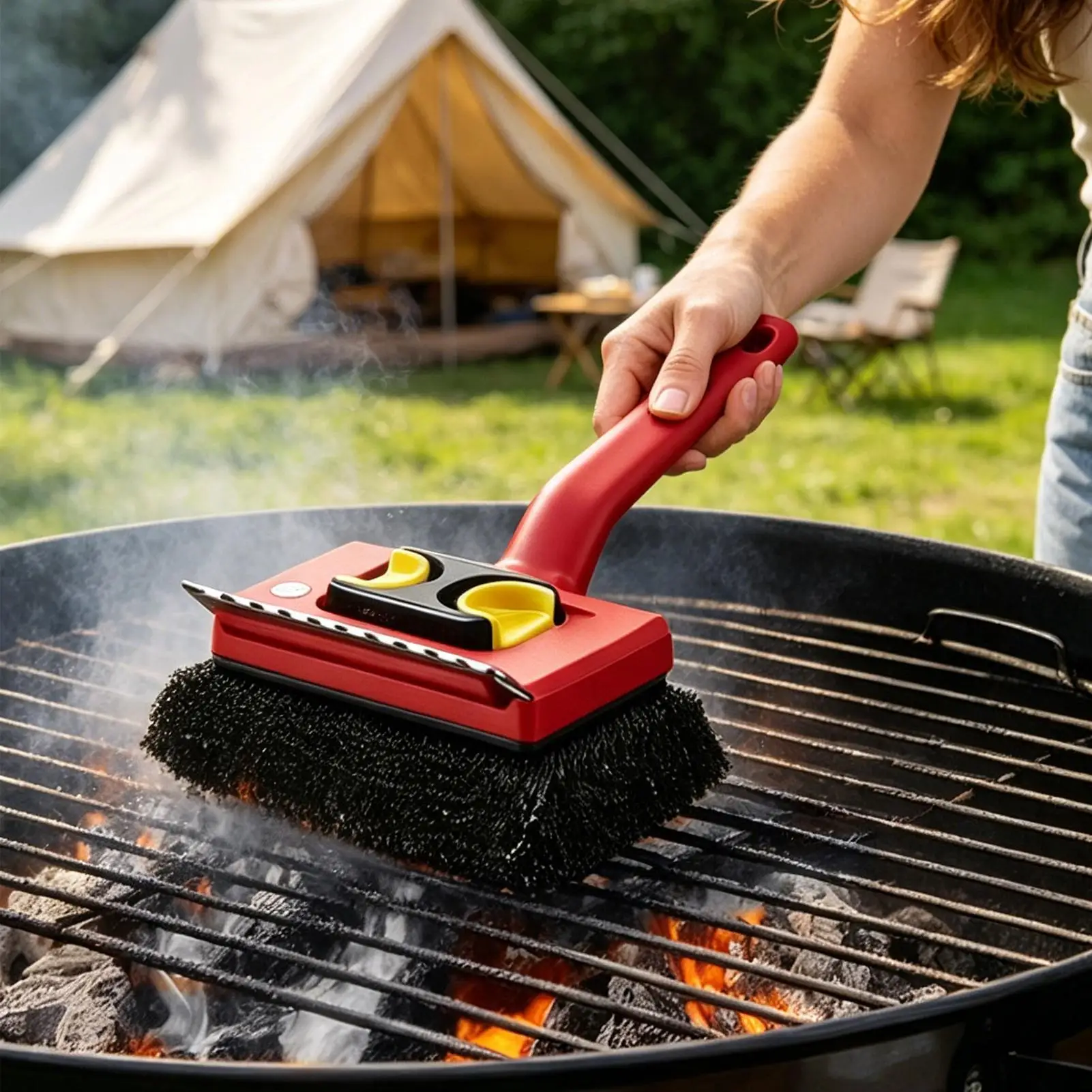 Power Tools Use - Elektrische grillborstel met lange steel, duurzaam