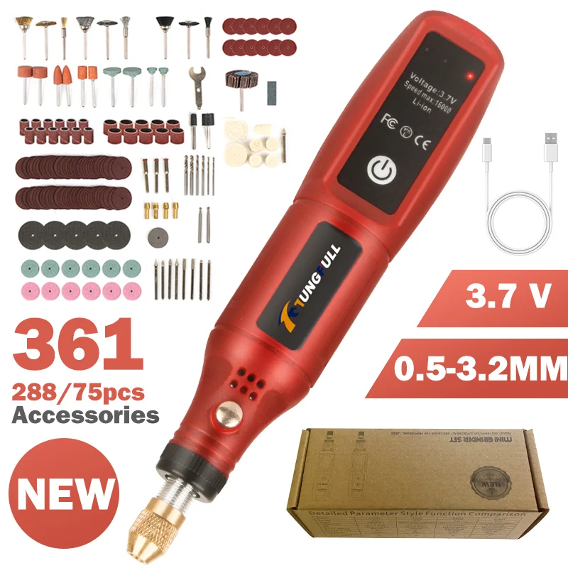 Power Tools Hardware - USB oplaadbare draadloze graveerpen Draadloze elektrische