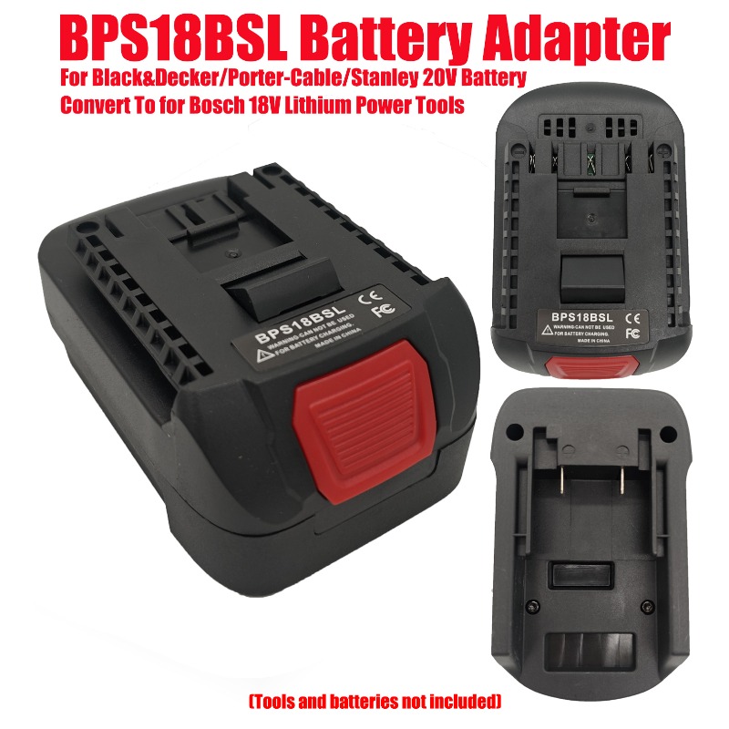 Power Tools Stanley - HAKSINKY BPS18BSL Batterijadapter voor Black&Decker/Porter-Cable/Stanley 20V