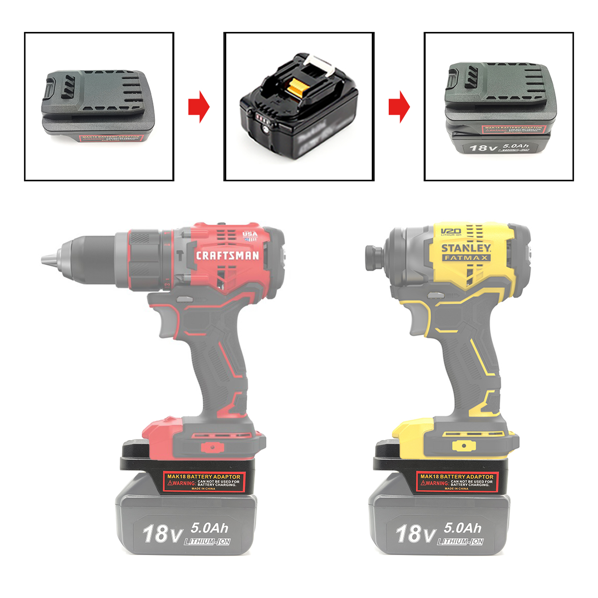 Batterij Adapter Converter voo - Power Tools Stanley recensie en prijs