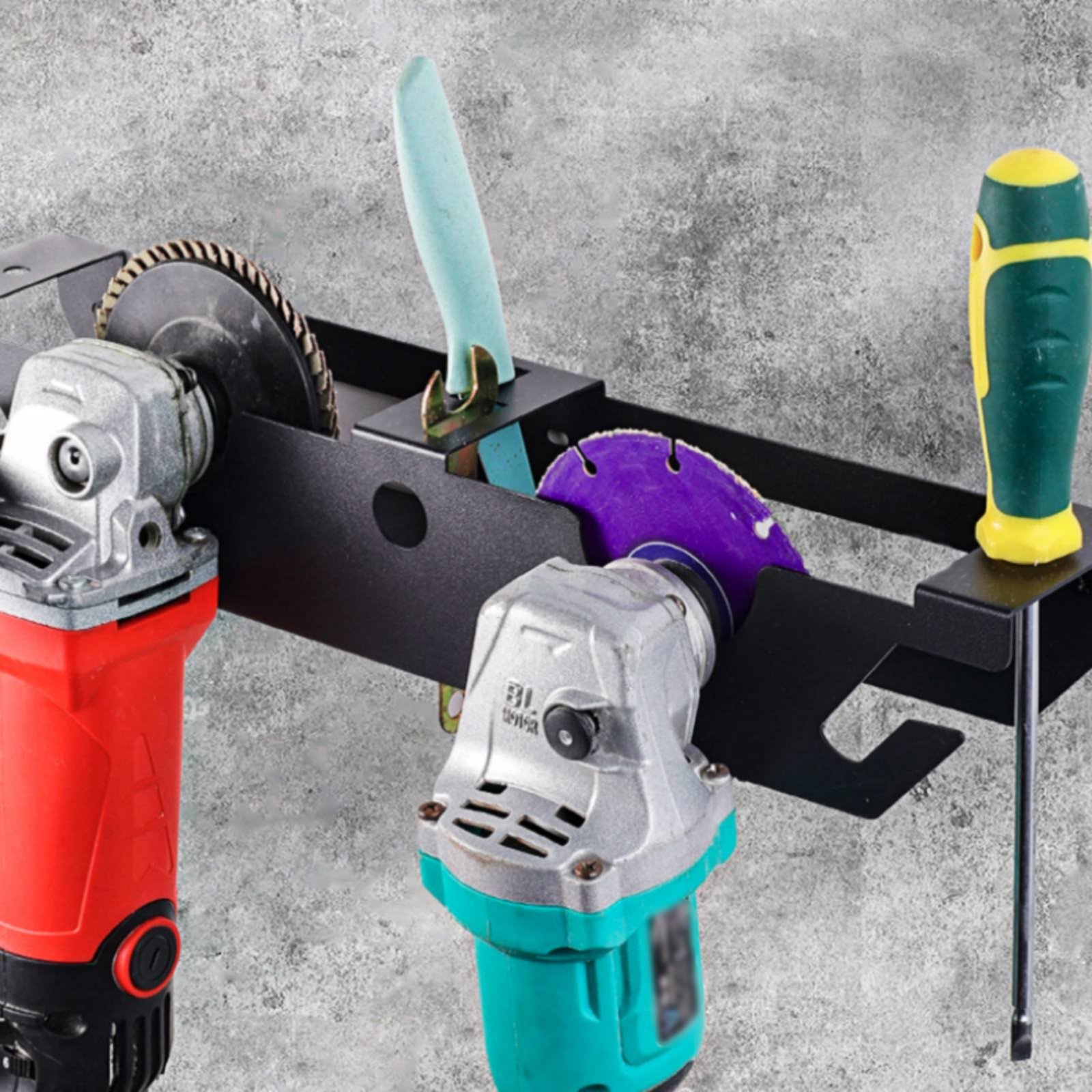 4-delige hoekfreeshouder, zwaa - Power Tools Storage recensie en prijs