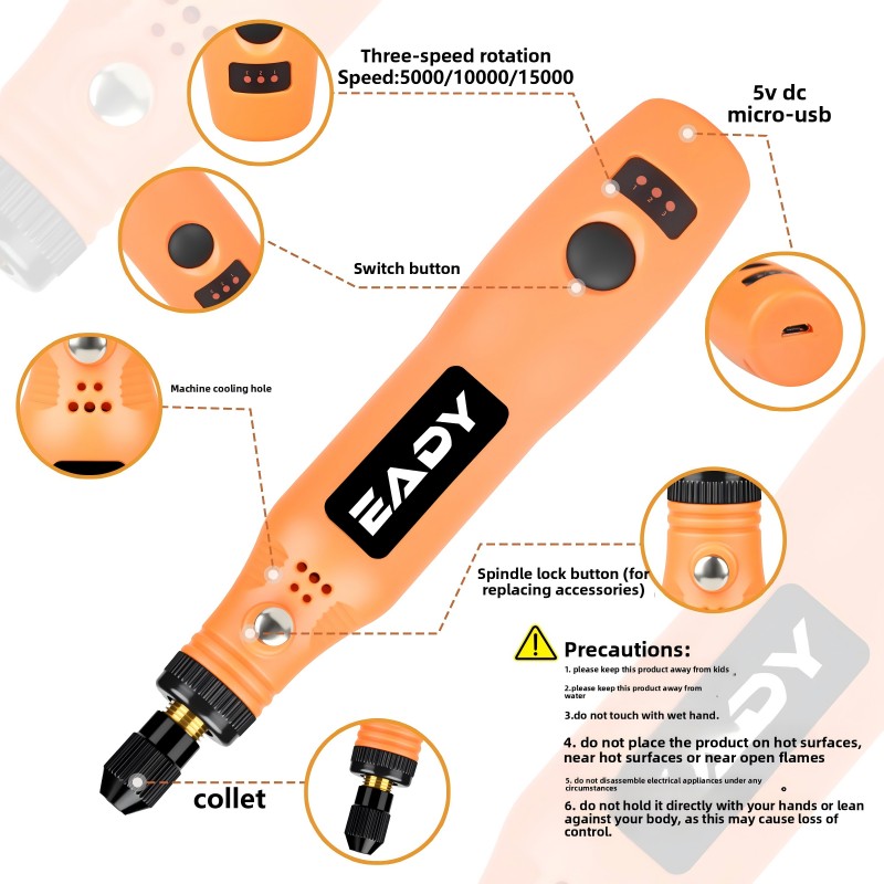 USB draadloze roterende gereed - Power Tools Hardware recensie en prijs