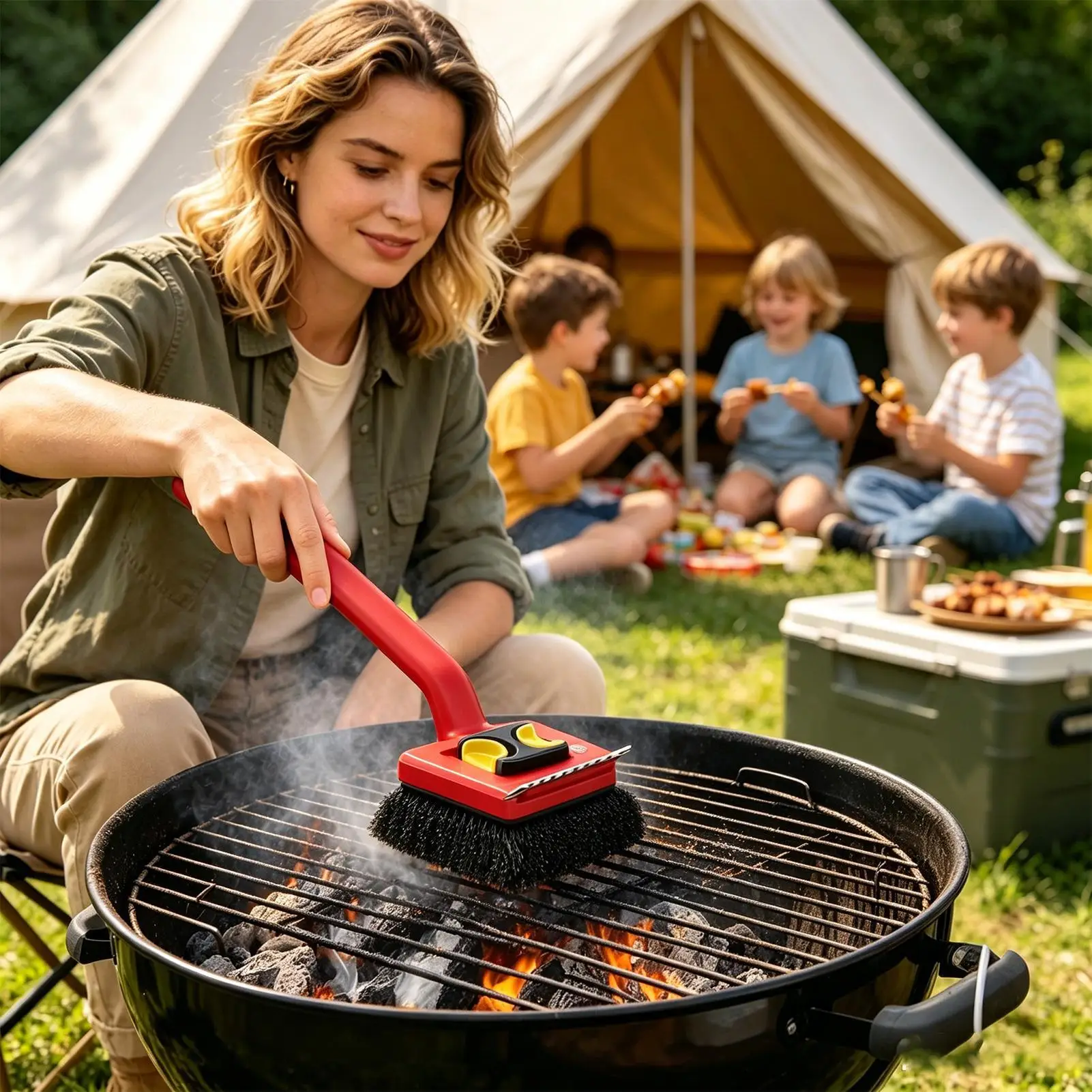 Elektrische grillborstel met l - Power Tools Use recensie en prijs