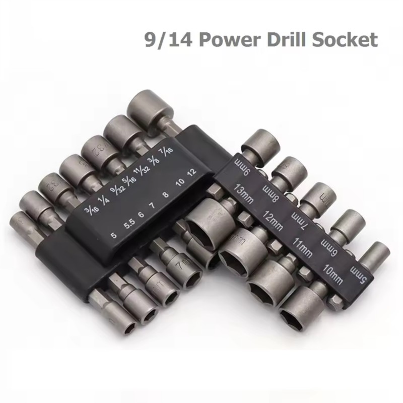 9/14 Stuks Set Dopsleutel Boor - Power Tools Pneumatic recensie en prijs