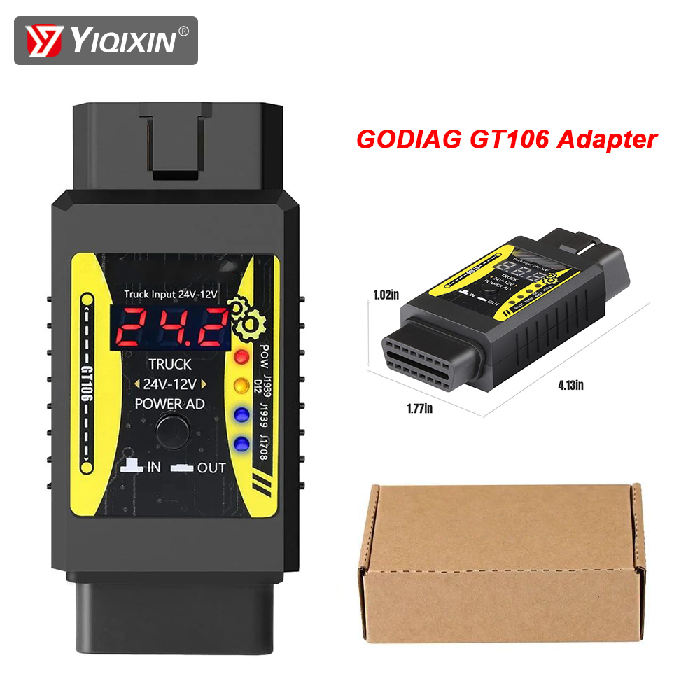 Godiag GT106 Plus Zware Truck  - Power Quality Tools recensie en prijs