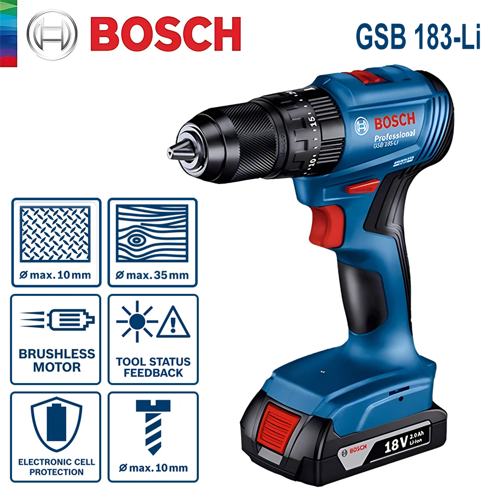Bosch GSB 183-LI Elektrische b - Power Tools Use recensie en prijs